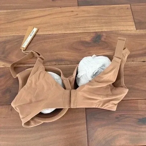 SKIMS Smoothing‎ Intimates Full Coverage Lightly Lined Bra 44D Sienna - Picture 6 of 9